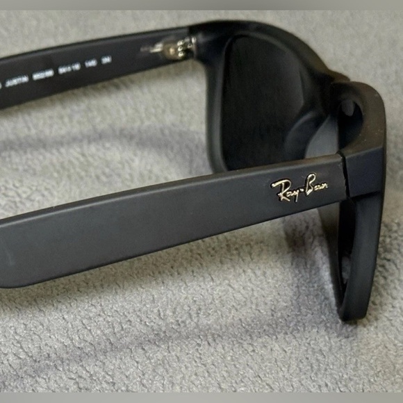 RAY BAN JUSTIN RB4165 852/88 54-16 MATTE GRAY FRAME ONLY $176 - Picture 9 of 12